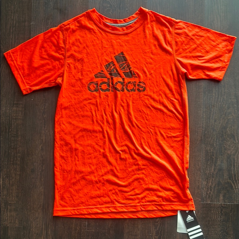 Adidas Orange Graphic Tee